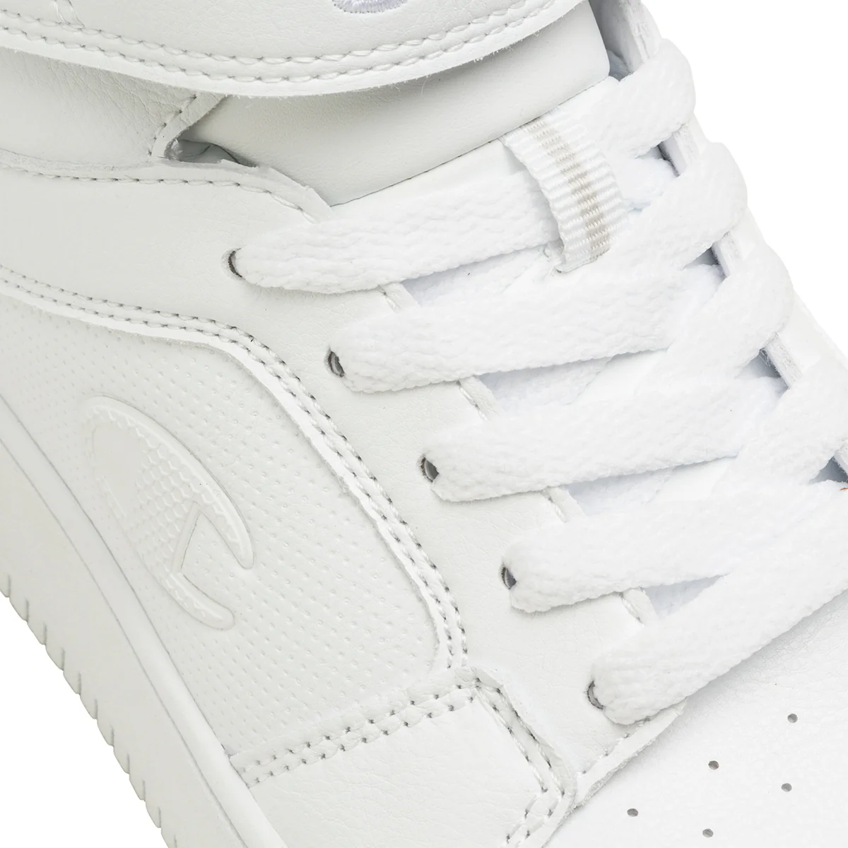 Sneakers alte bianche da Ragazzo con strappo Champion 2.0 Mid B GS - Image 5