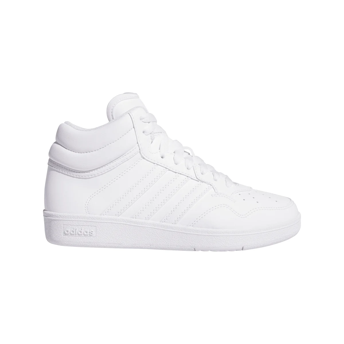 Sneakers alte bianche da ragazzo e ragazza adidas Hoops 4.0 - Image 2