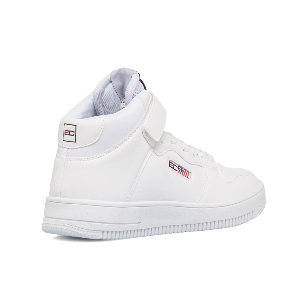 Sneakers alte bianche da uomo con chiusura in velcro Enrico Coveri - Image 3