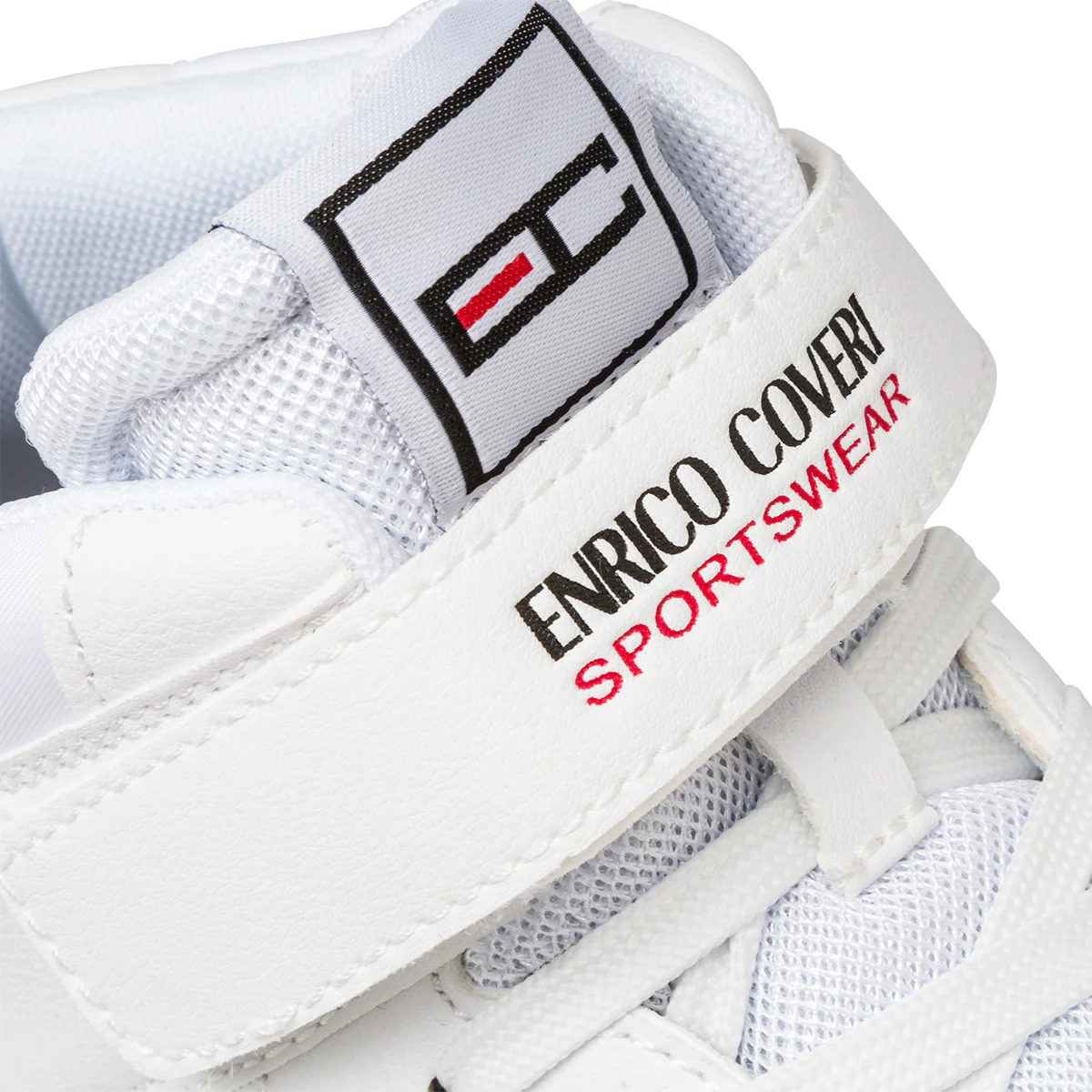 Sneakers alte bianche da uomo con chiusura in velcro Enrico Coveri - Image 7