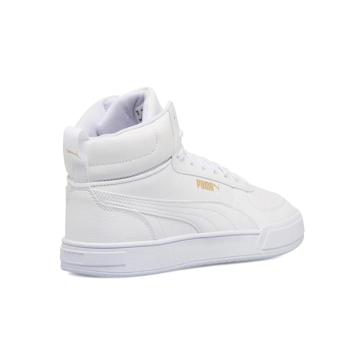 Sneakers alte bianche da uomo con dettagli traforati Puma Caven Mid - Image 3