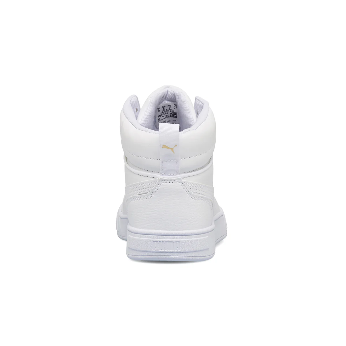 Sneakers alte bianche da uomo con dettagli traforati Puma Caven Mid - Image 4