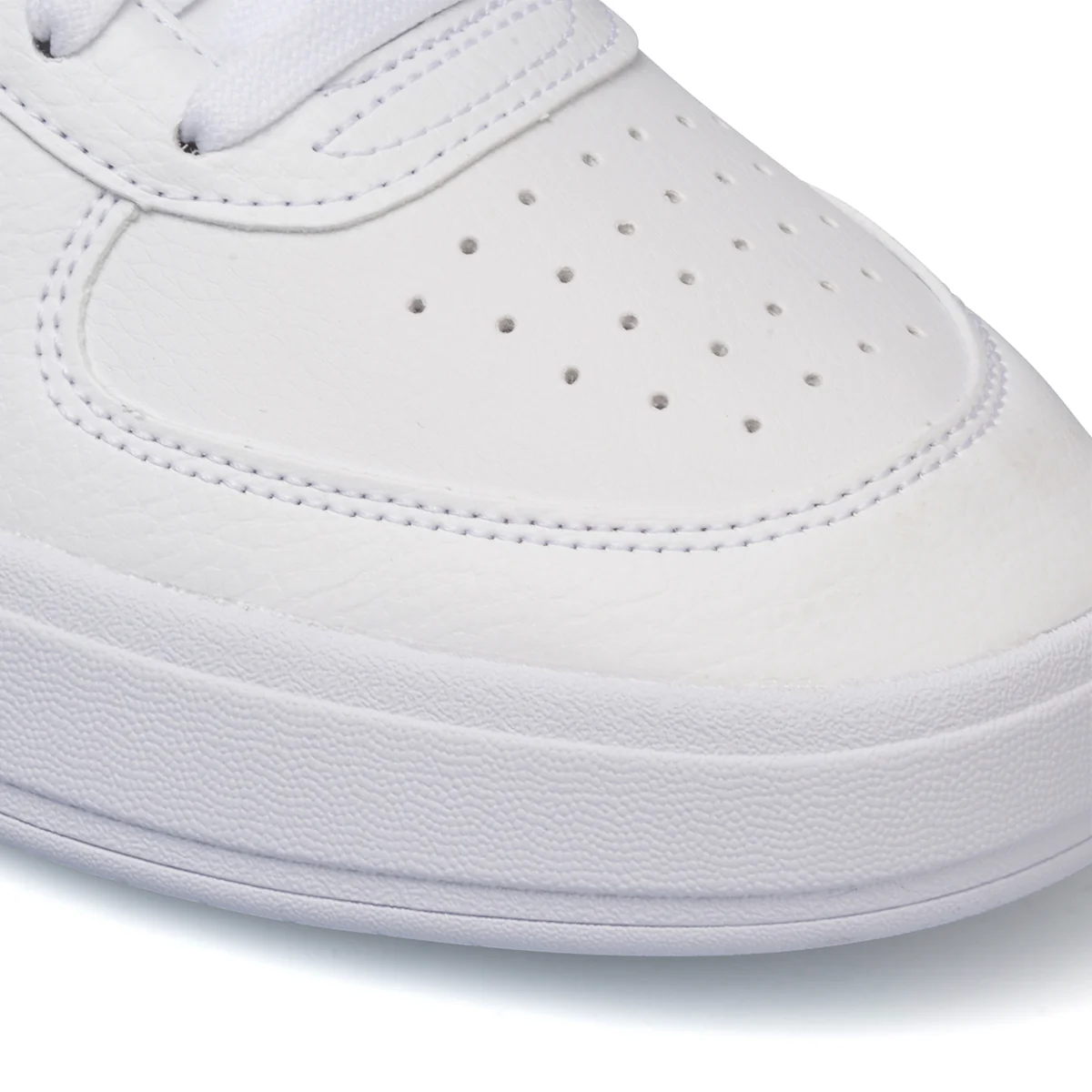 Sneakers alte bianche da uomo con dettagli traforati Puma Caven Mid - Image 6