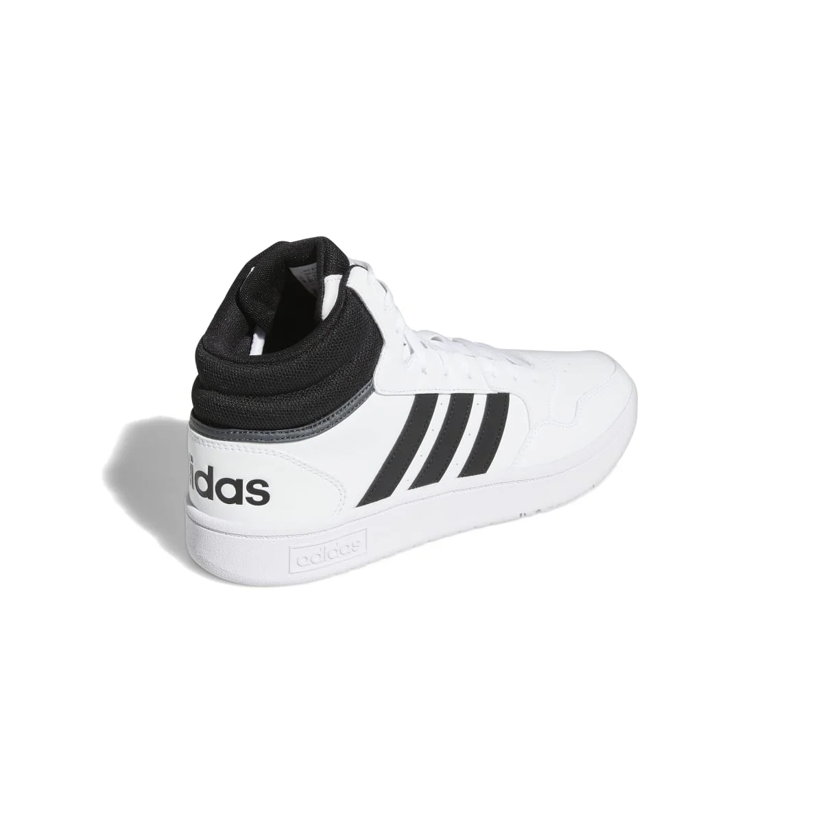 Sneakers alte bianche da uomo con strisce a contrasto adidas Hoops 3.0 Mid Classic Vintage - Image 13