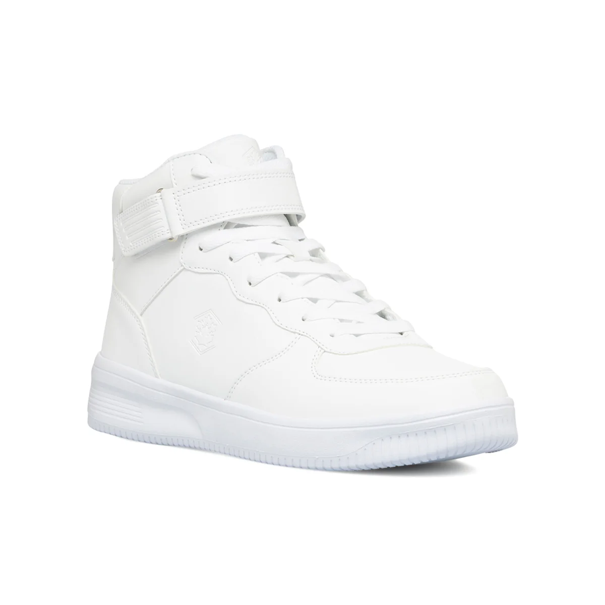 Sneakers alte bianche da uomo con velcro e cinturino Lumberjack Finster - Image 2