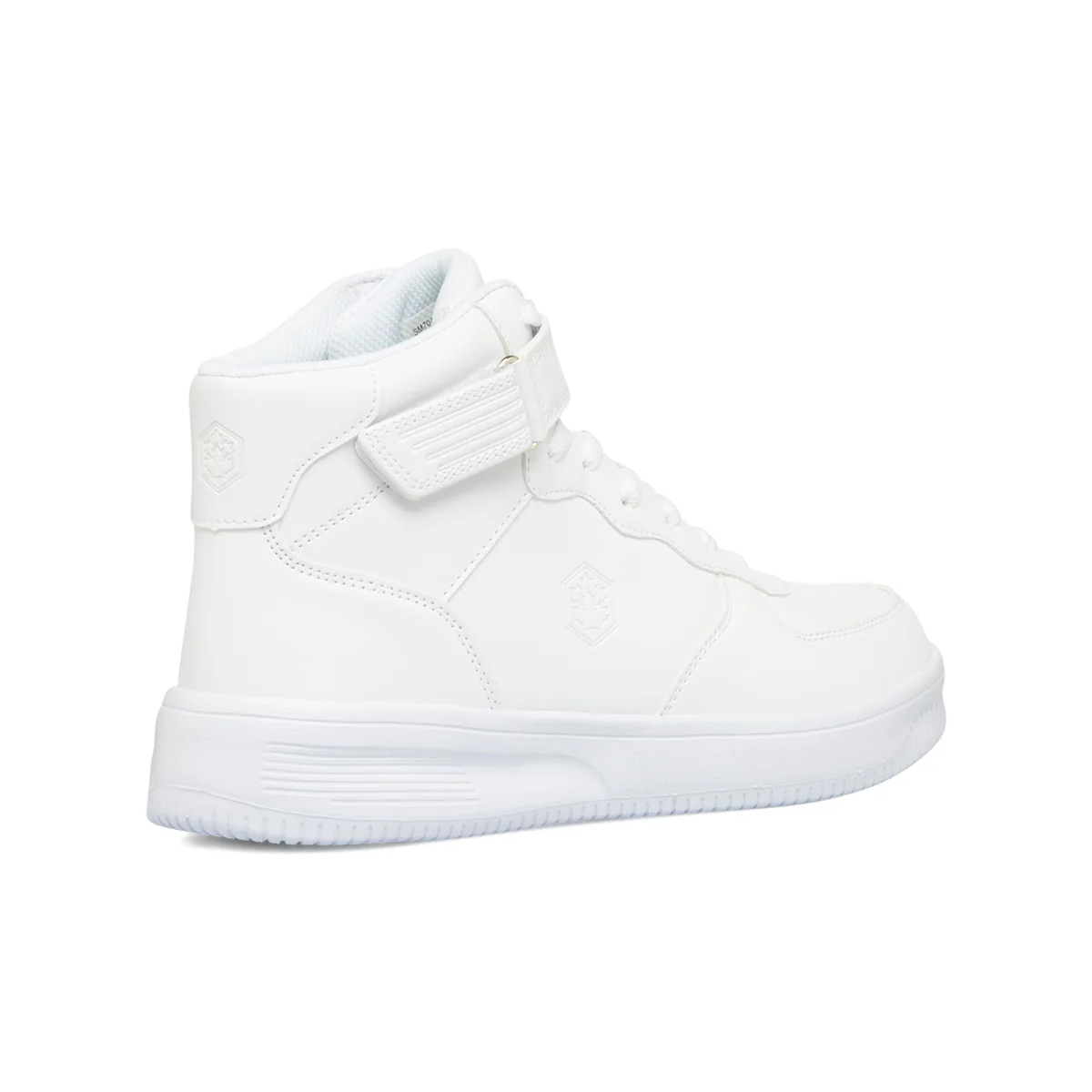 Sneakers alte bianche da uomo con velcro e cinturino Lumberjack Finster - Image 3