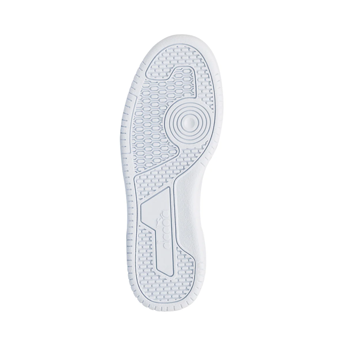 Sneakers alte bianche e argento effetto laminato da donna Diadora Raptor Mid - Image 5