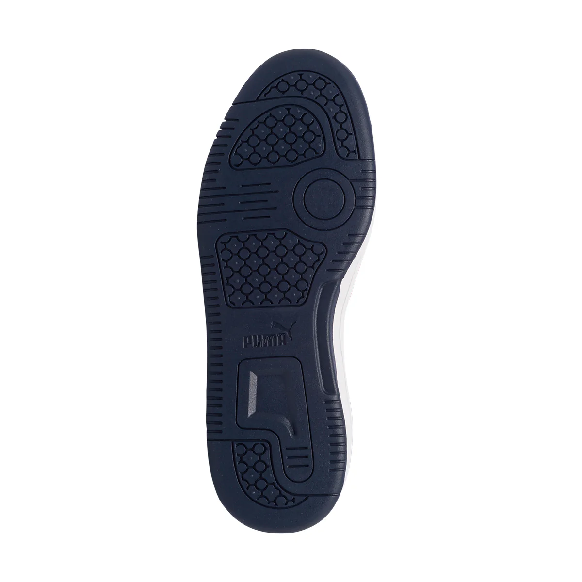 Sneakers alte bianche e blu con logo a contrasto Puma Rebound Joy Jr - Image 10