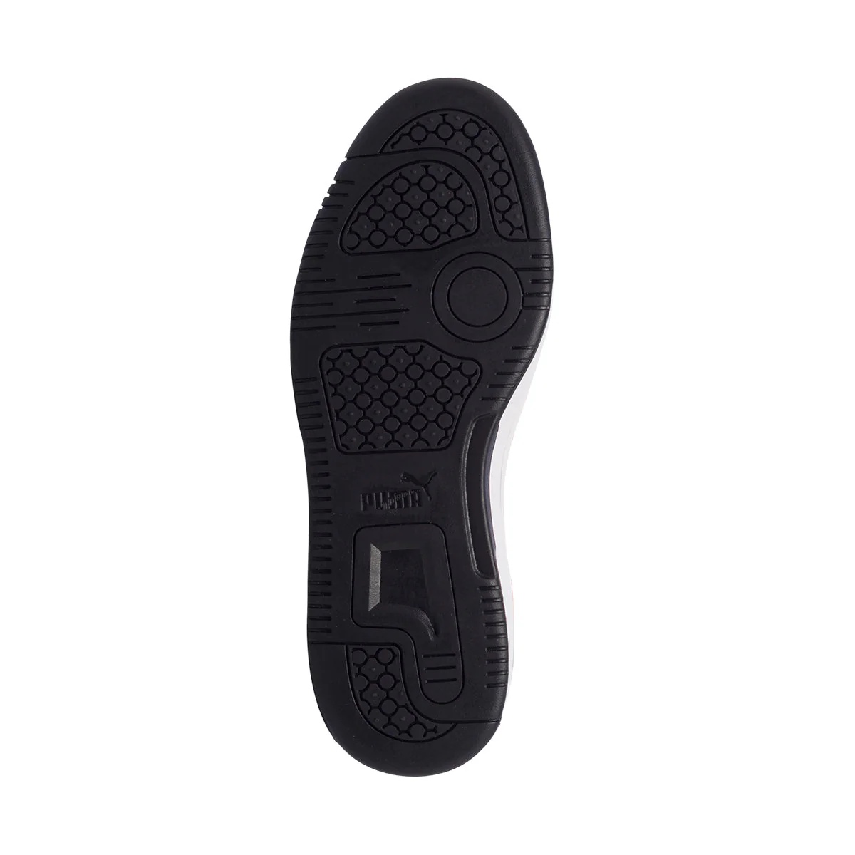 Sneakers alte bianche e grigie con logo a contrasto Puma Rebound Joy Jr - Image 5