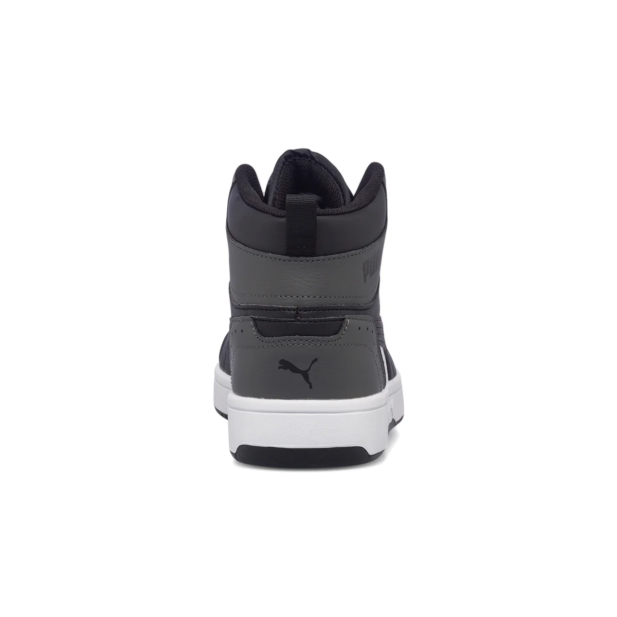Sneakers alte bianche e grigie con logo a contrasto Puma Rebound Joy - Image 9