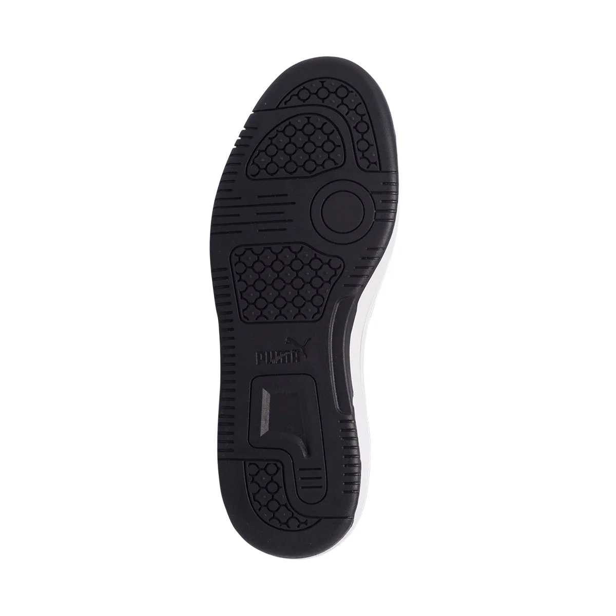 Sneakers alte bianche e nere con logo a contrasto Puma Rebound Joy Jr - Image 5