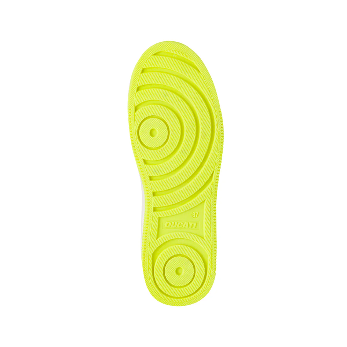 Sneakers alte bianche e nere da ragazzo con dettagli gialli Ducati Barsaba Mid 4 GS - Image 5