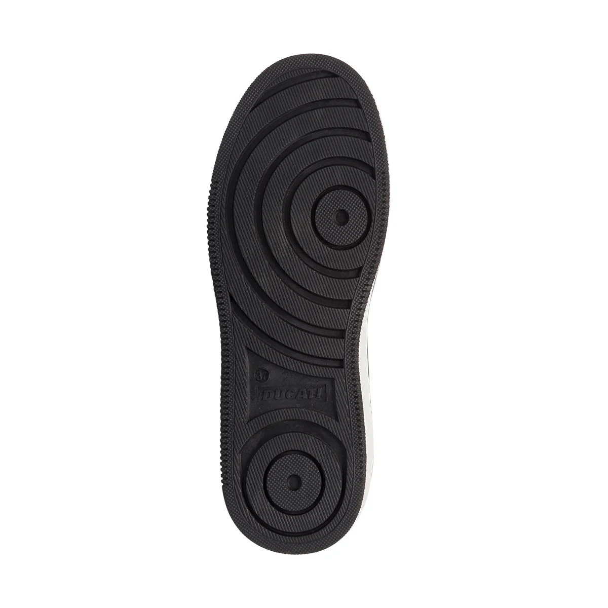 Sneakers alte bianche e nere da ragazzo con logo sul colletto Ducati Loco X GS - Image 5