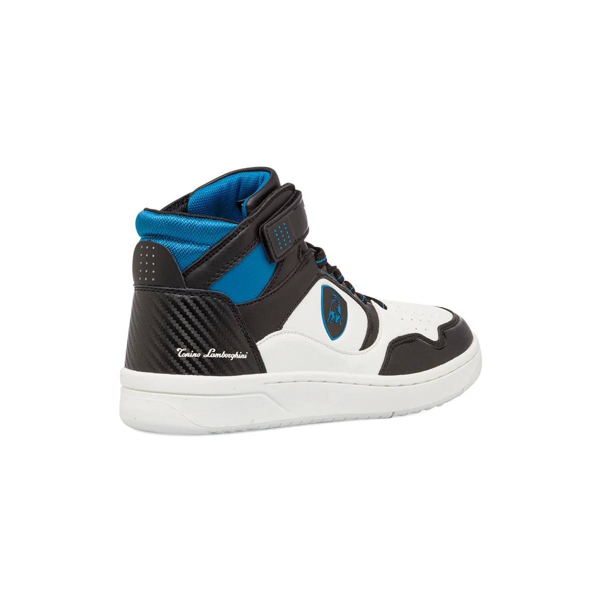 Sneakers alte bianche e nere da ragazzo Tonino Lamborghini Bullblaze - Image 4