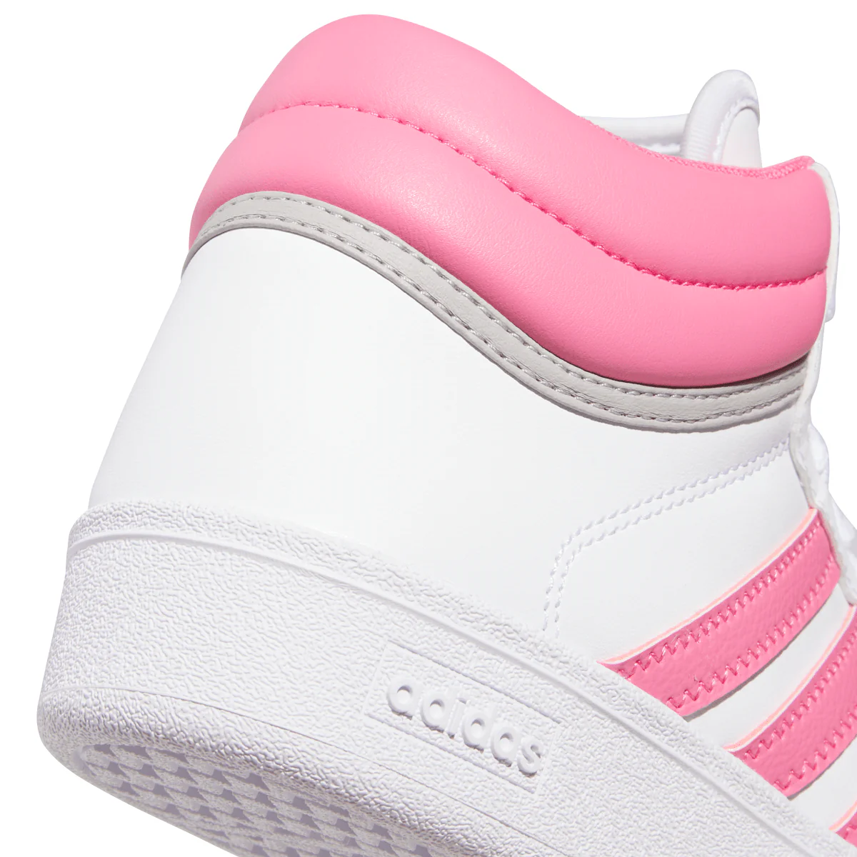 Sneakers alte bianche e rosa da Ragazza HOOPS 4.0 MID adidas - Image 5