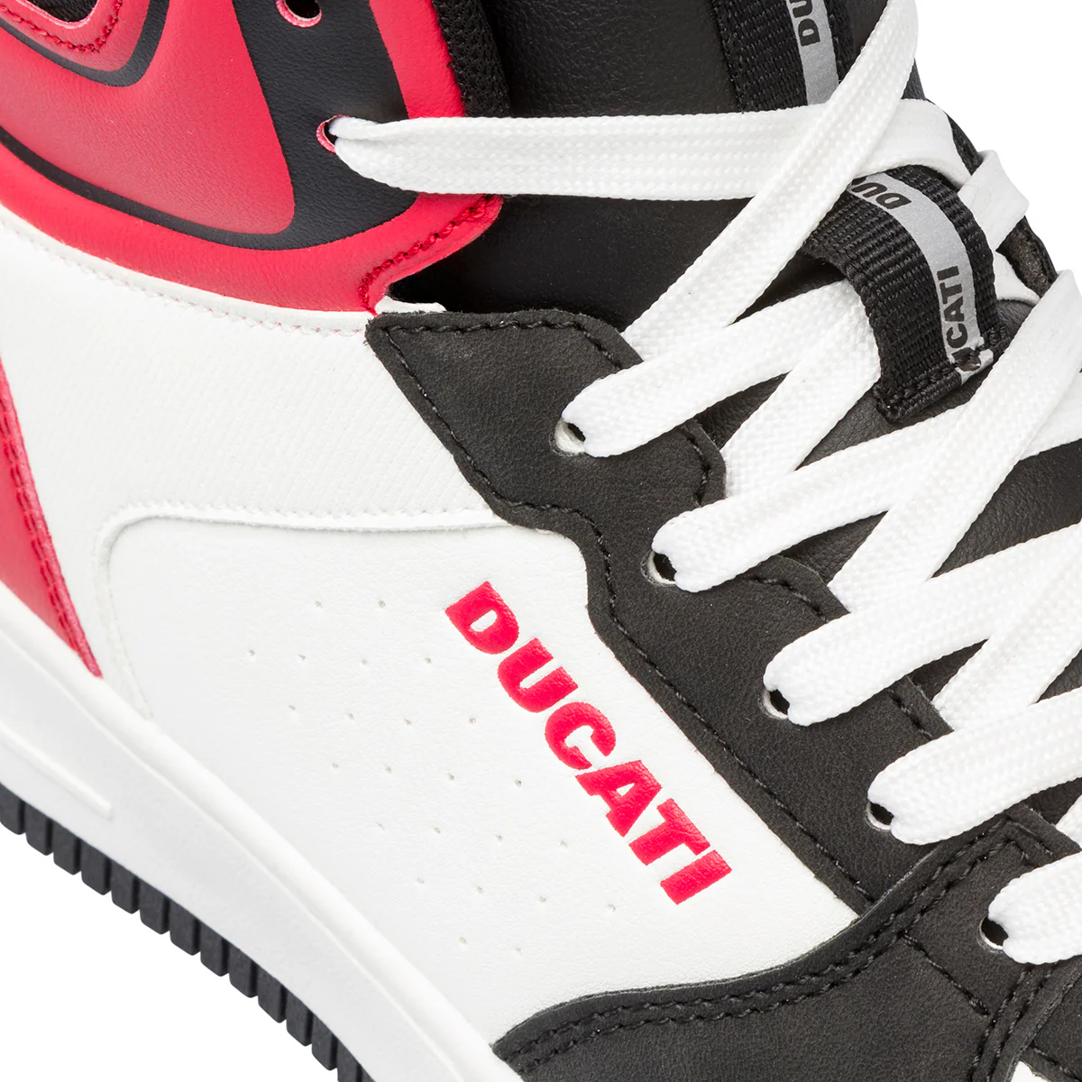Sneakers alte bianche, rosse e nere da uomo Ducati Sepang 6 - Image 5