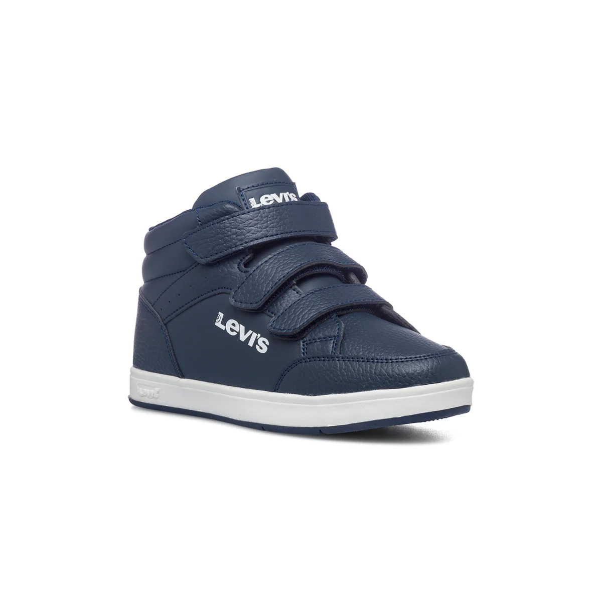 Sneakers alte blu con logo laterale Levi's New Denver Mid - Image 2
