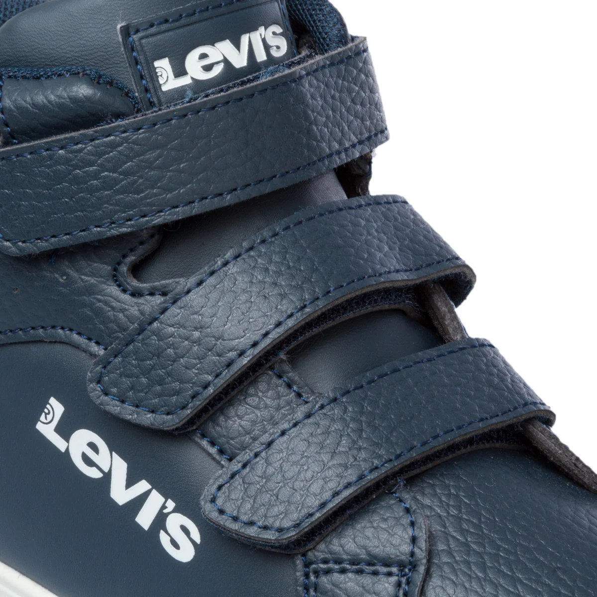 Sneakers alte blu con logo laterale Levi's New Denver Mid - Image 6