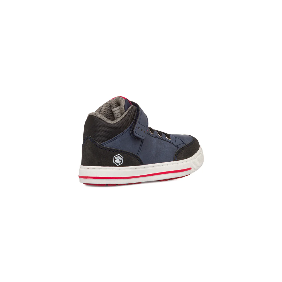 Sneakers alte blu da bambino con dettagli in rosso e nero Lumberjack - Image 3