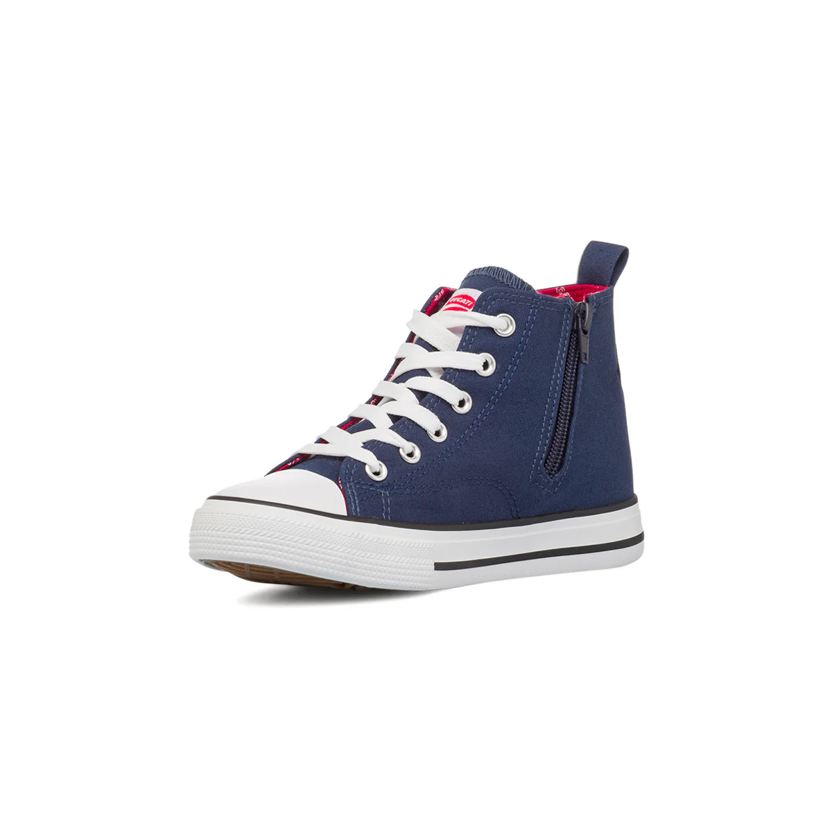 Sneakers alte blu da Bambino e Ragazzo con dettagli rossi e bianchi Ducati - Image 4