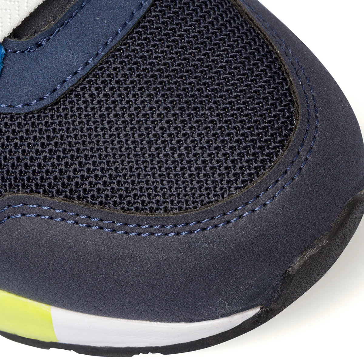 Sneakers alte blu da bambino con dettagli verdi e bianchi Ducati - Image 5