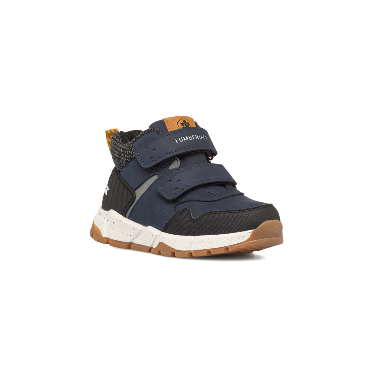 Sneakers alte blu da bambino con doppio velcro Lumberjack Crumb - Image 3