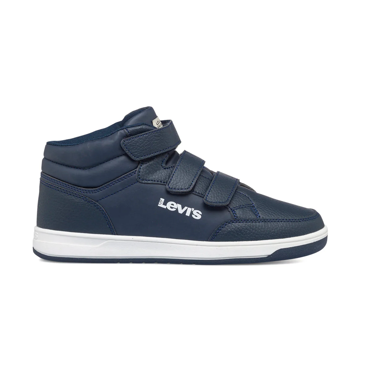 Sneakers alte blu da bambino con logo laterale Levi's Memphis Mid