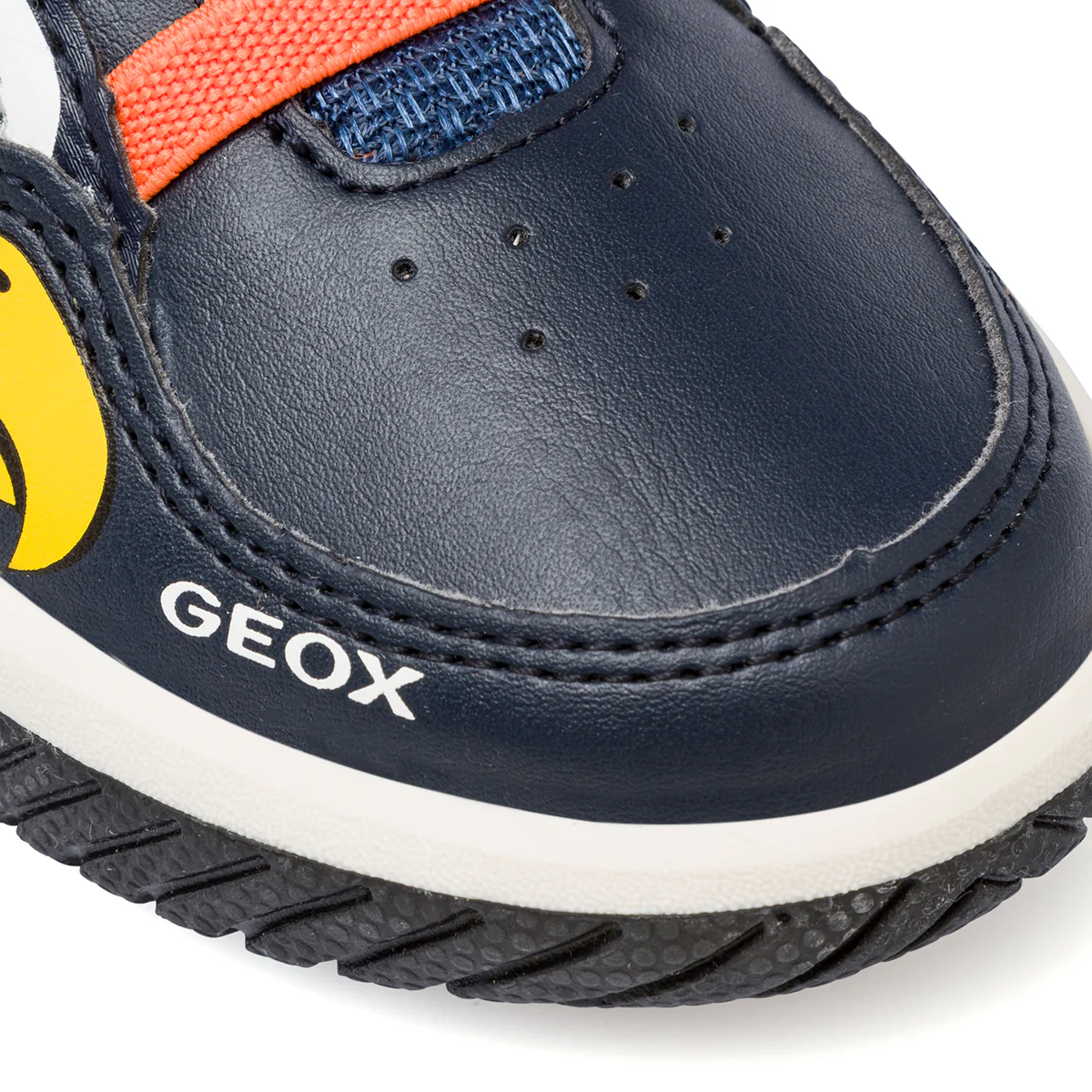Sneakers alte blu da bambino con luci nella suola Geox Inek - Image 6