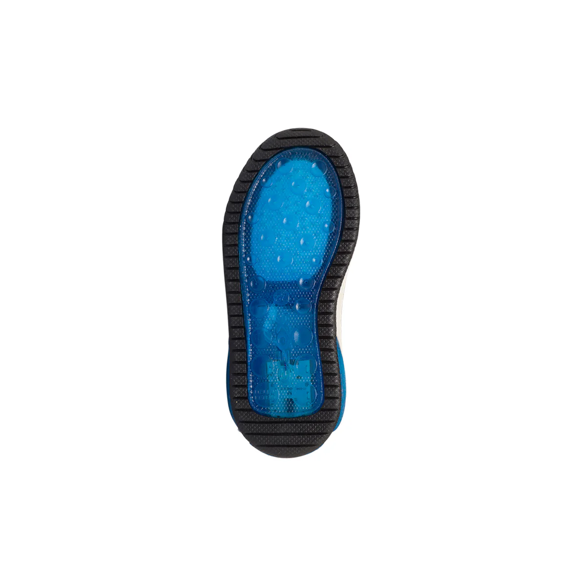 Sneakers alte blu da bambino con luci nella suola Geox Inek - Image 5