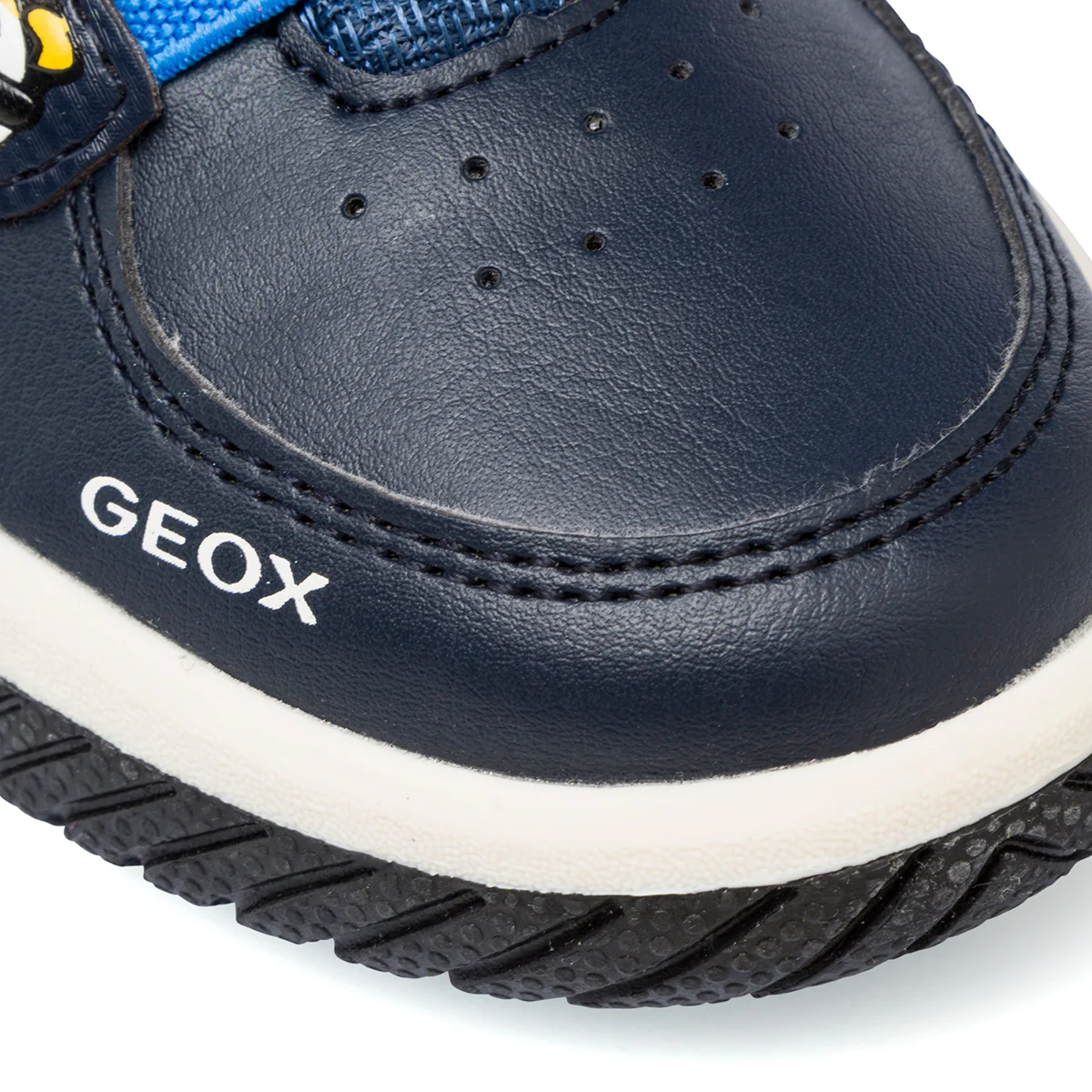 Sneakers alte blu da bambino con luci nella suola Geox Inek - Image 6