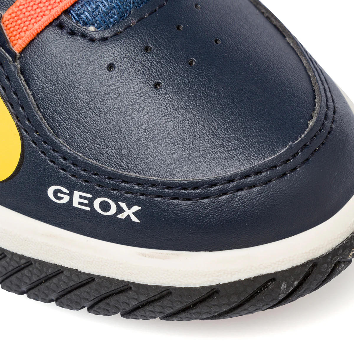 Sneakers alte blu da bambino con luci nella suola Geox Inek - Image 6