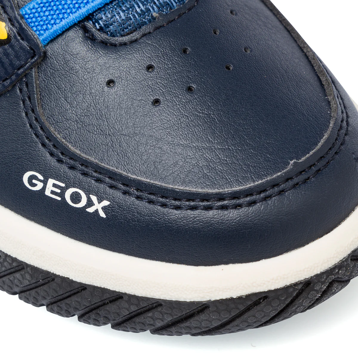 Sneakers alte blu da bambino con luci nella suola Geox Inek - Image 6