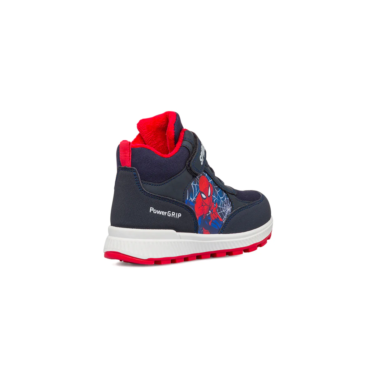 Sneakers alte blu da bambino con stampa Spiderman - Image 3