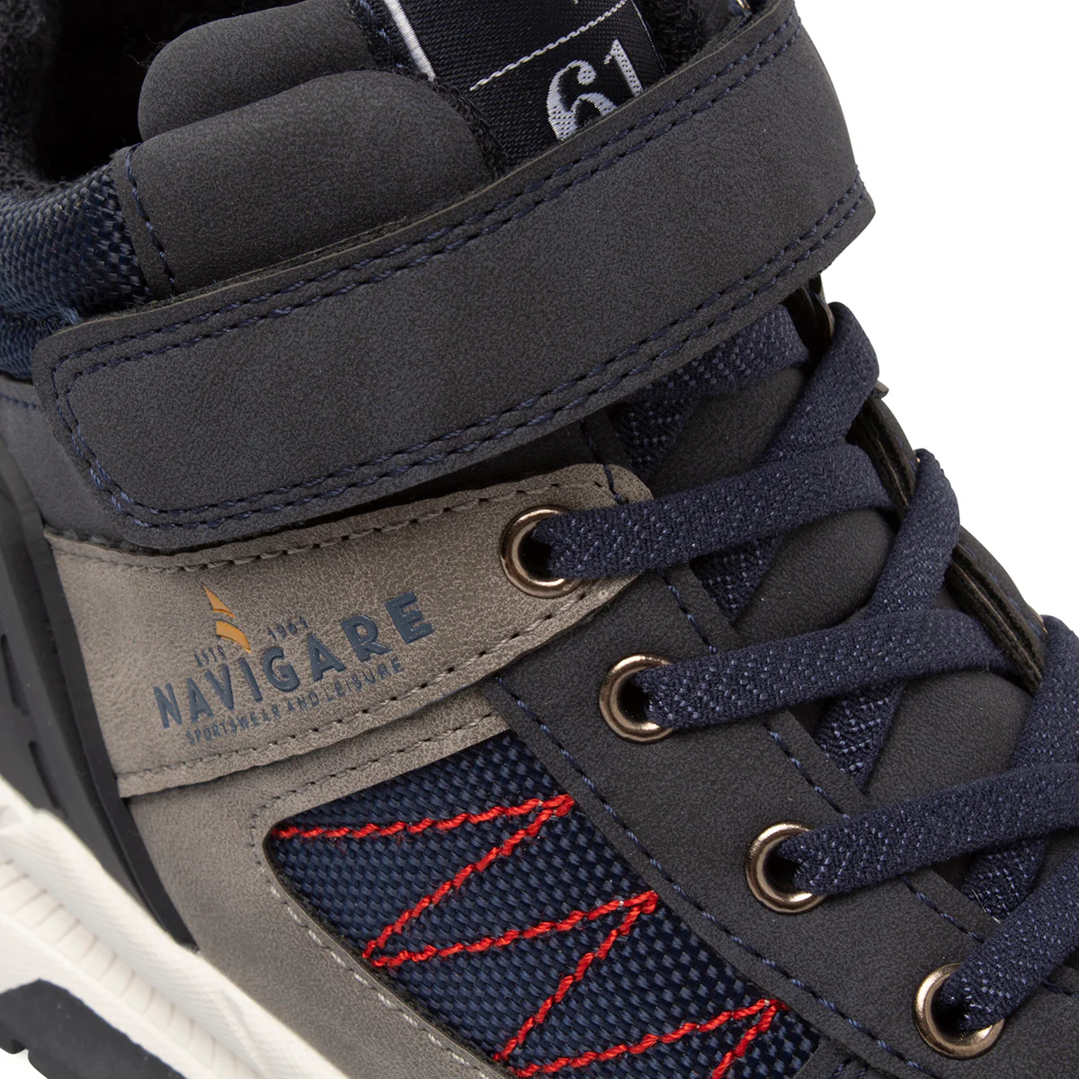 Sneakers alte blu da Ragazzo con strappo Navigare - Image 4