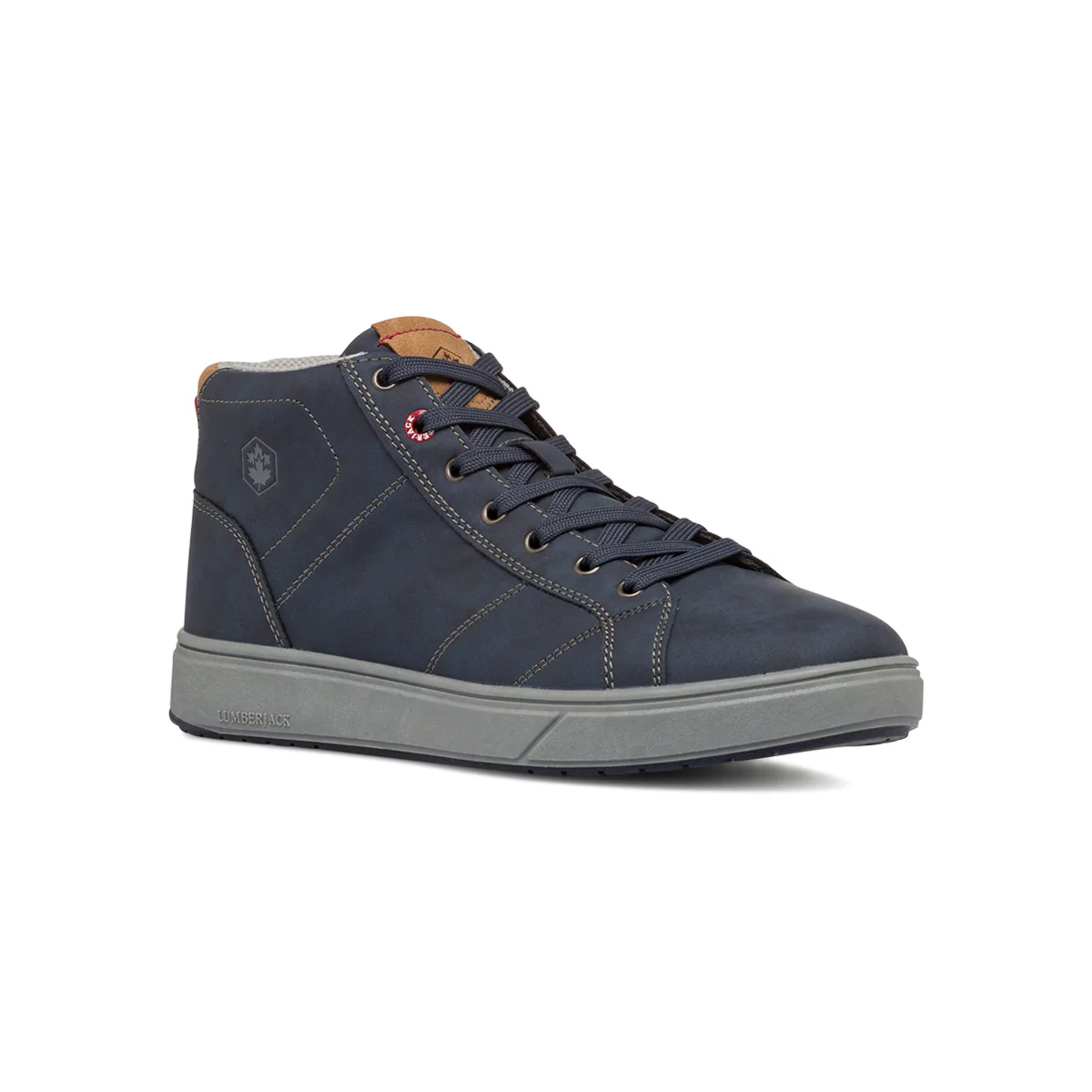 Sneakers alte blu da uomo con logo laterale Lumberjack Marvin - Image 2