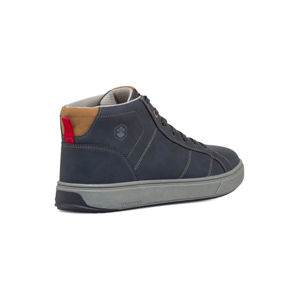 Sneakers alte blu da uomo con logo laterale Lumberjack Marvin - Image 3