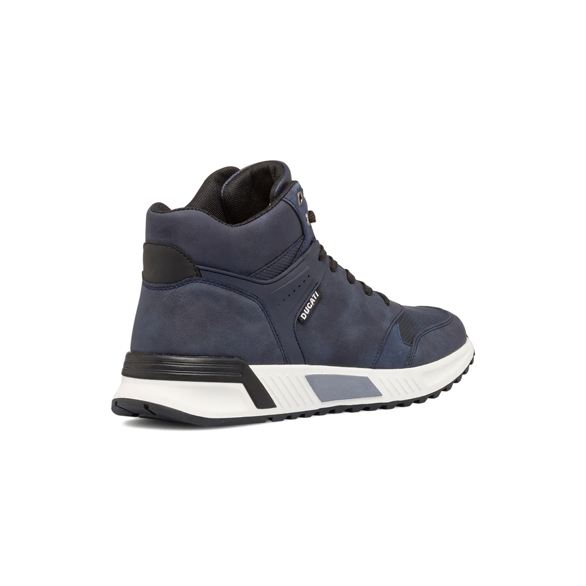 Sneakers alte blu da uomo con logo sulla linguetta Ducati - Image 3
