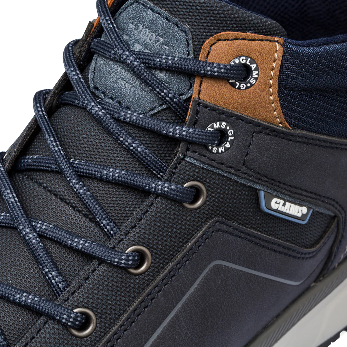 Sneakers alte blu da uomo Glams - Image 4