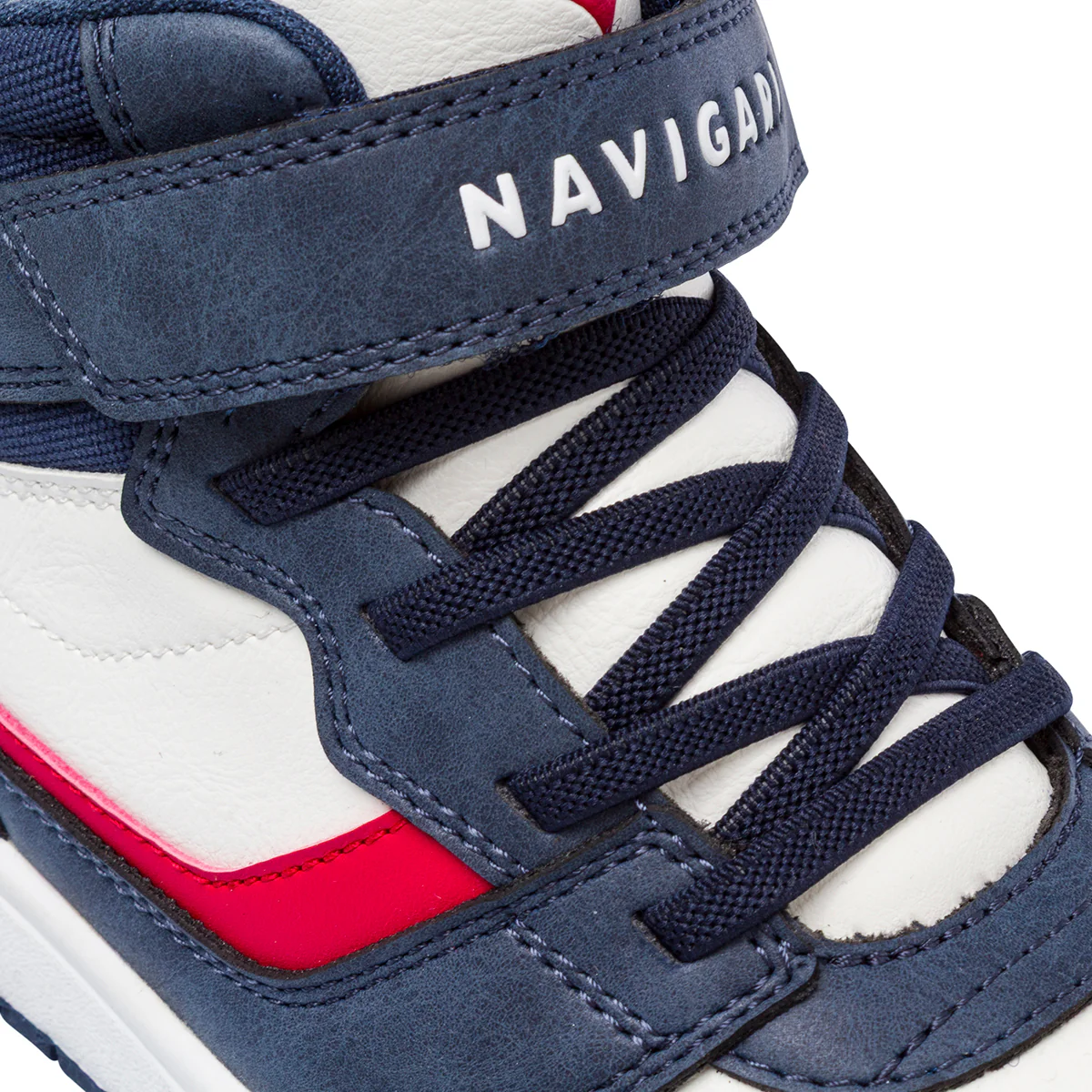 Sneakers alte blu e bianche da Ragazzo Navigare - Image 5