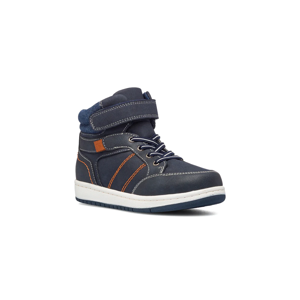 Sneakers alte blu navy con colletto imbottito Space Boy - Image 2