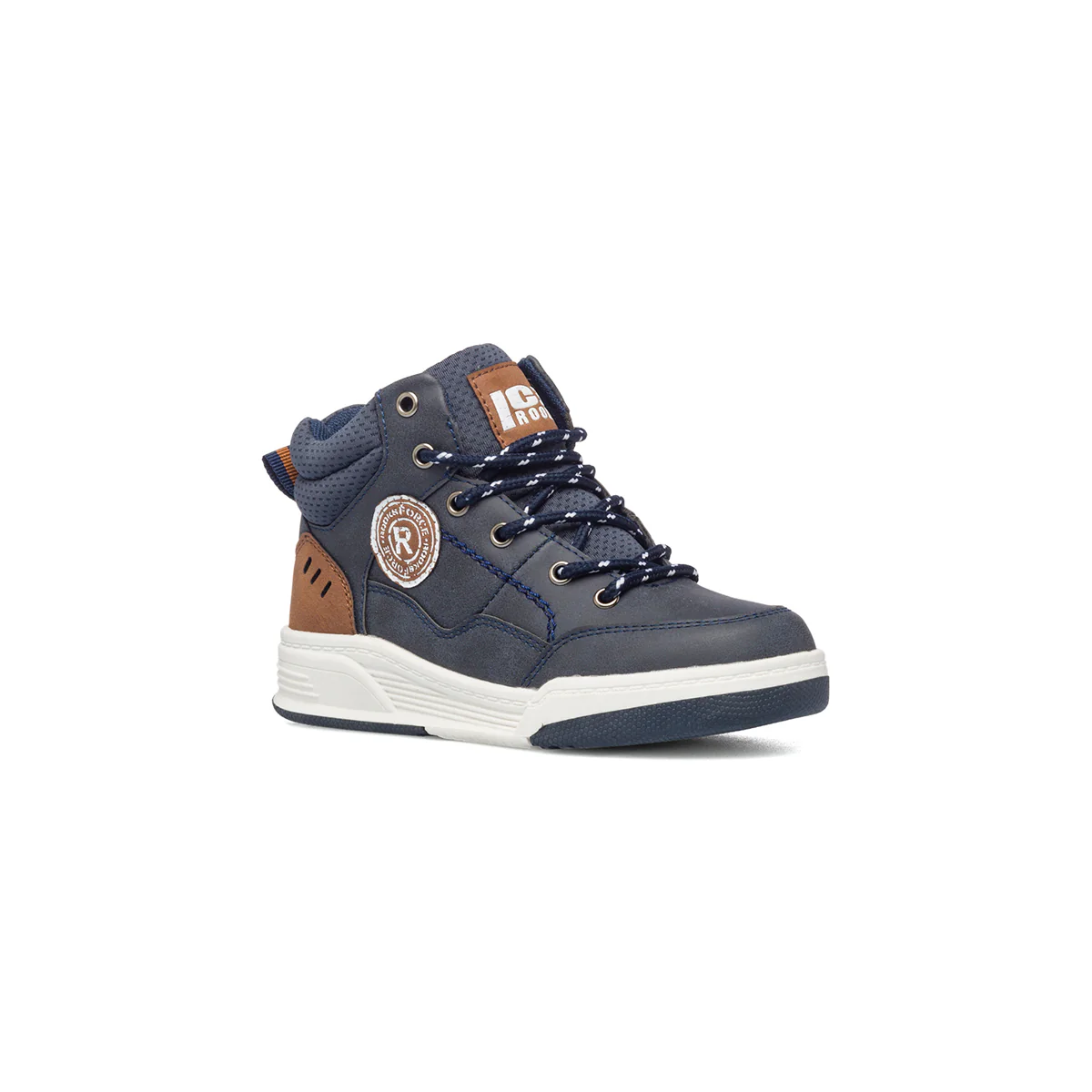 Sneakers alte blu navy con colletto imbottito Weep & Smile - Image 2