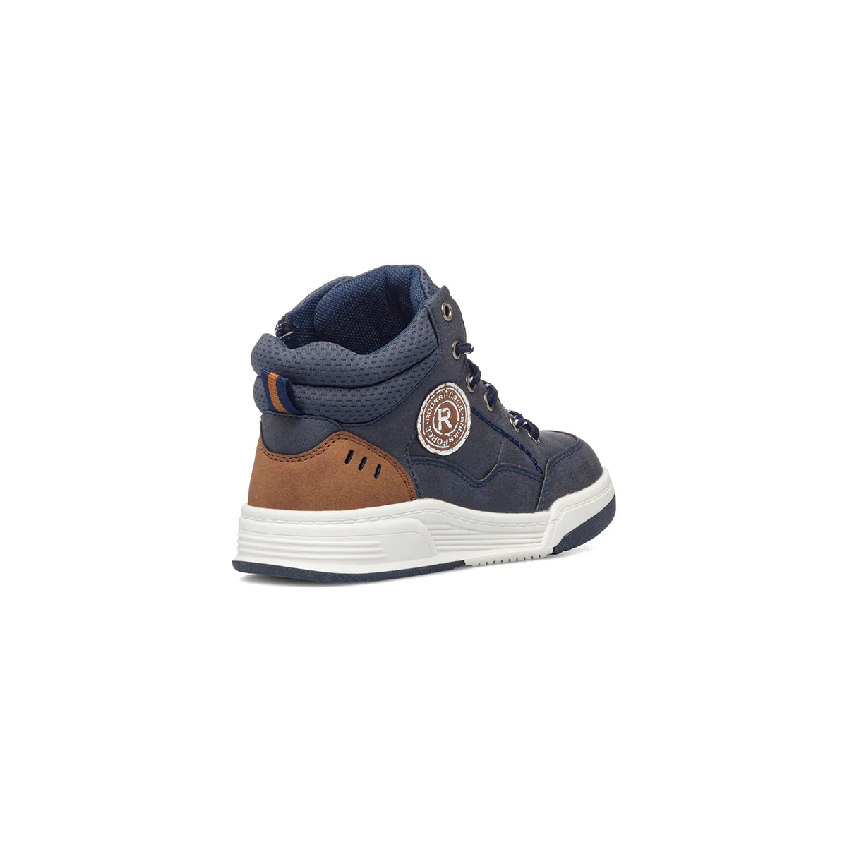 Sneakers alte blu navy con colletto imbottito Weep & Smile - Image 3