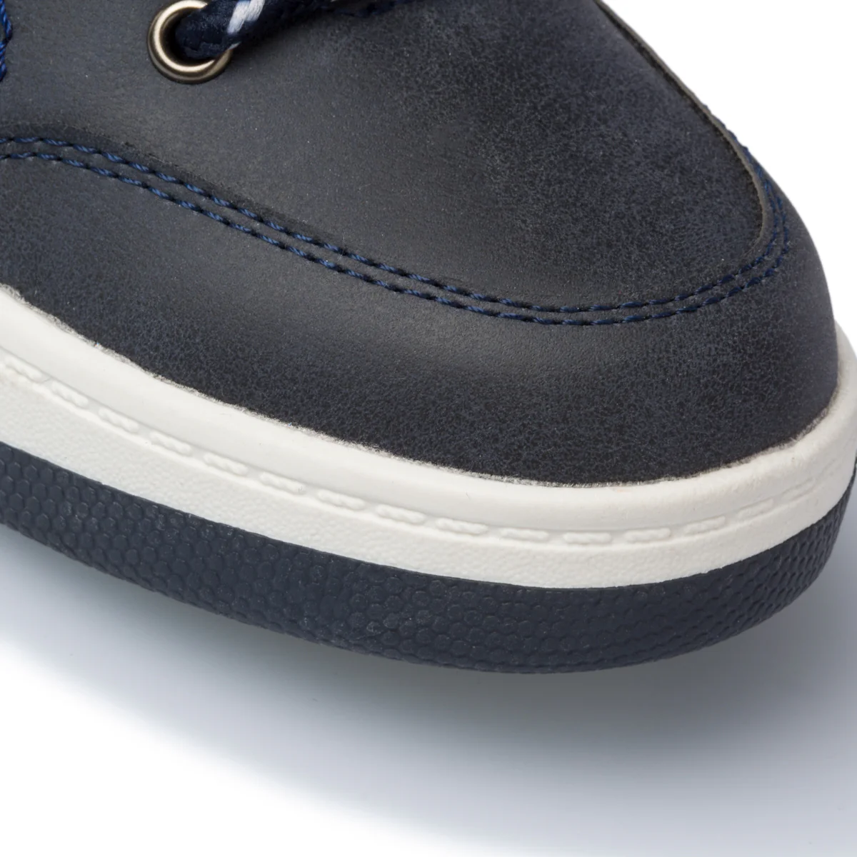 Sneakers alte blu navy con colletto imbottito Weep & Smile - Image 6