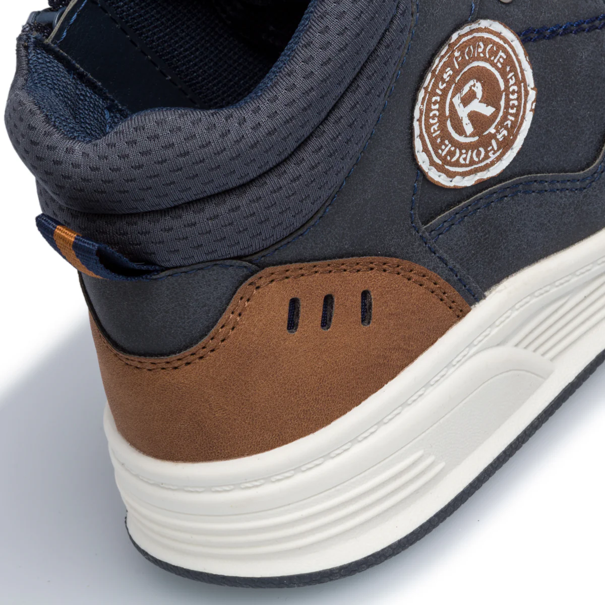 Sneakers alte blu navy con colletto imbottito Weep & Smile - Image 8