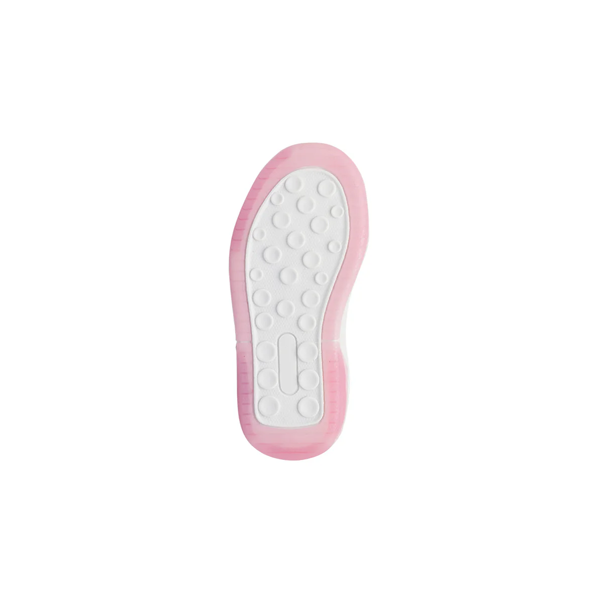Sneakers alte da bambina bianche e rosse con luci Hello Kitty - Image 5