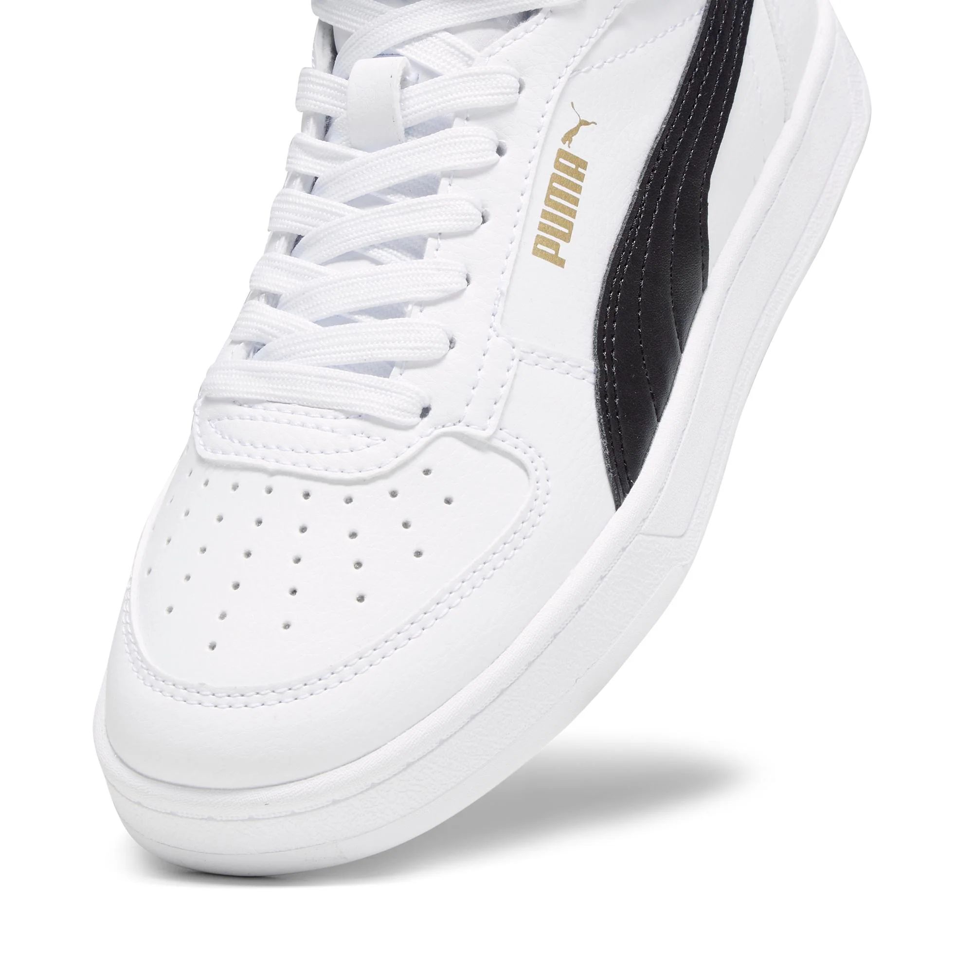 Sneakers alte da ragazzo e ragazza bianche con dettagli neri Caven 2.0 Mid Jr Puma - Image 5