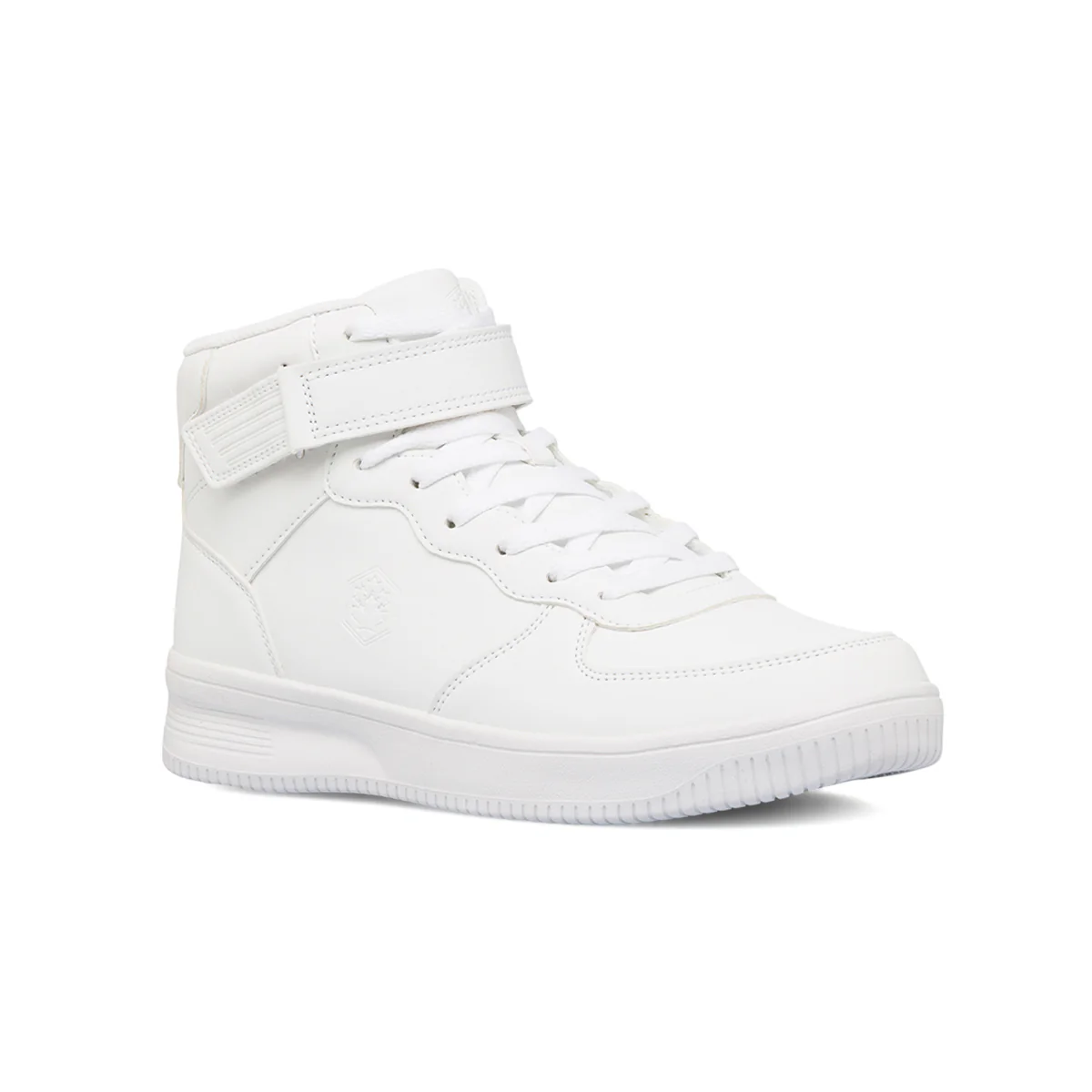 Sneakers alte da uomo bianche con logo Lumberjack Finster High - Image 2