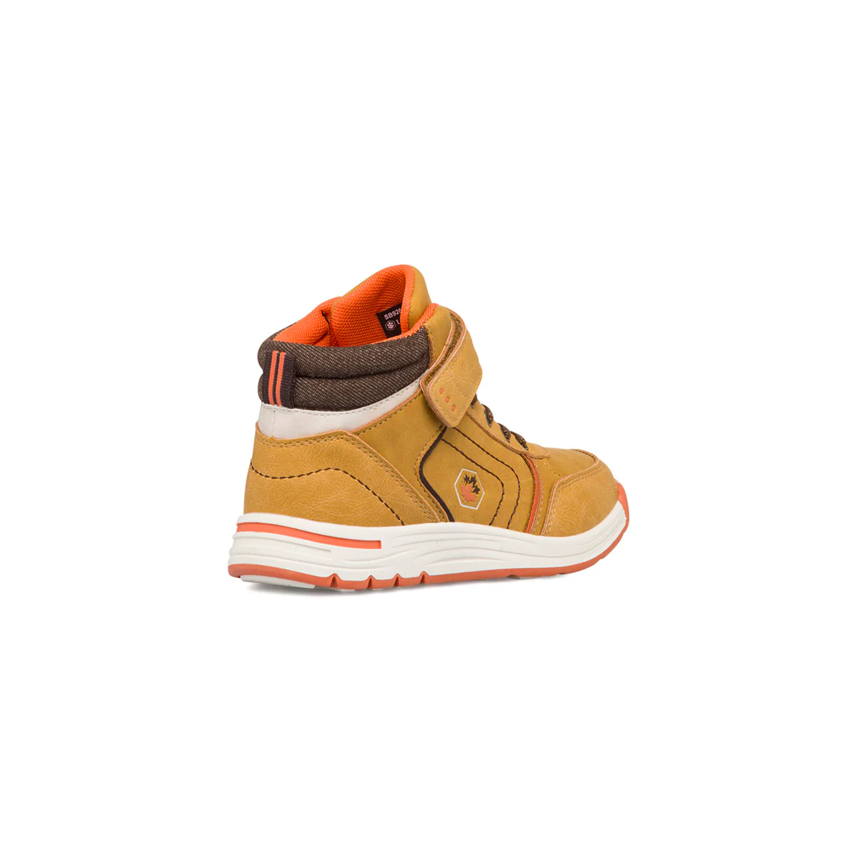 Sneakers alte giallo ocra da bambino con colletto imbottito Lumberjack Colby - Image 3