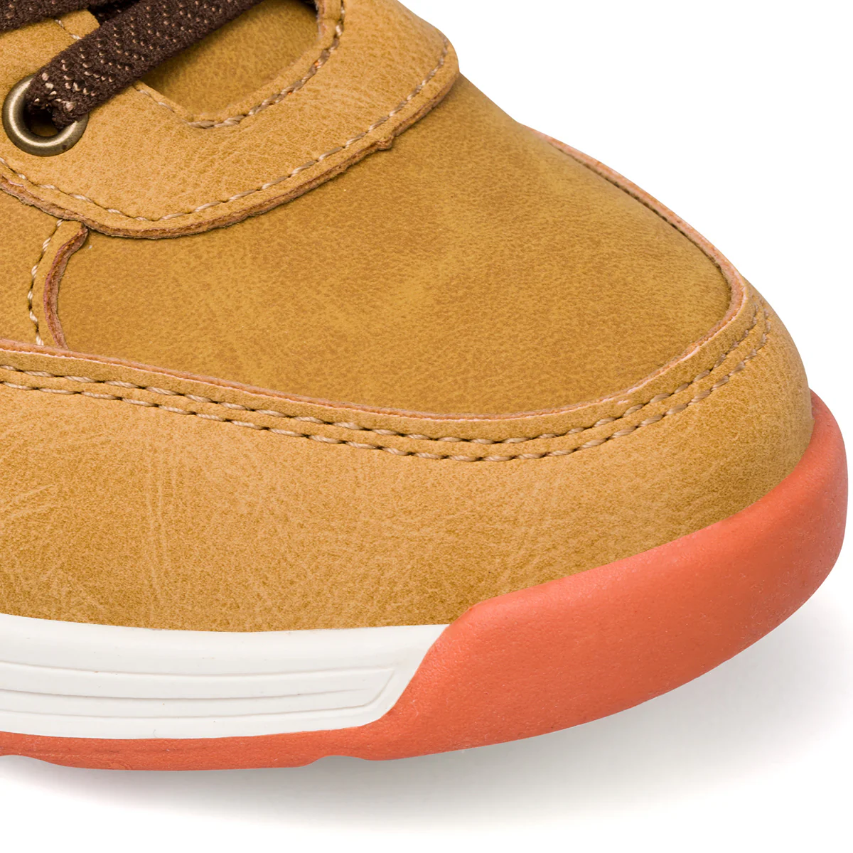 Sneakers alte giallo ocra da bambino con colletto imbottito Lumberjack Colby - Image 5