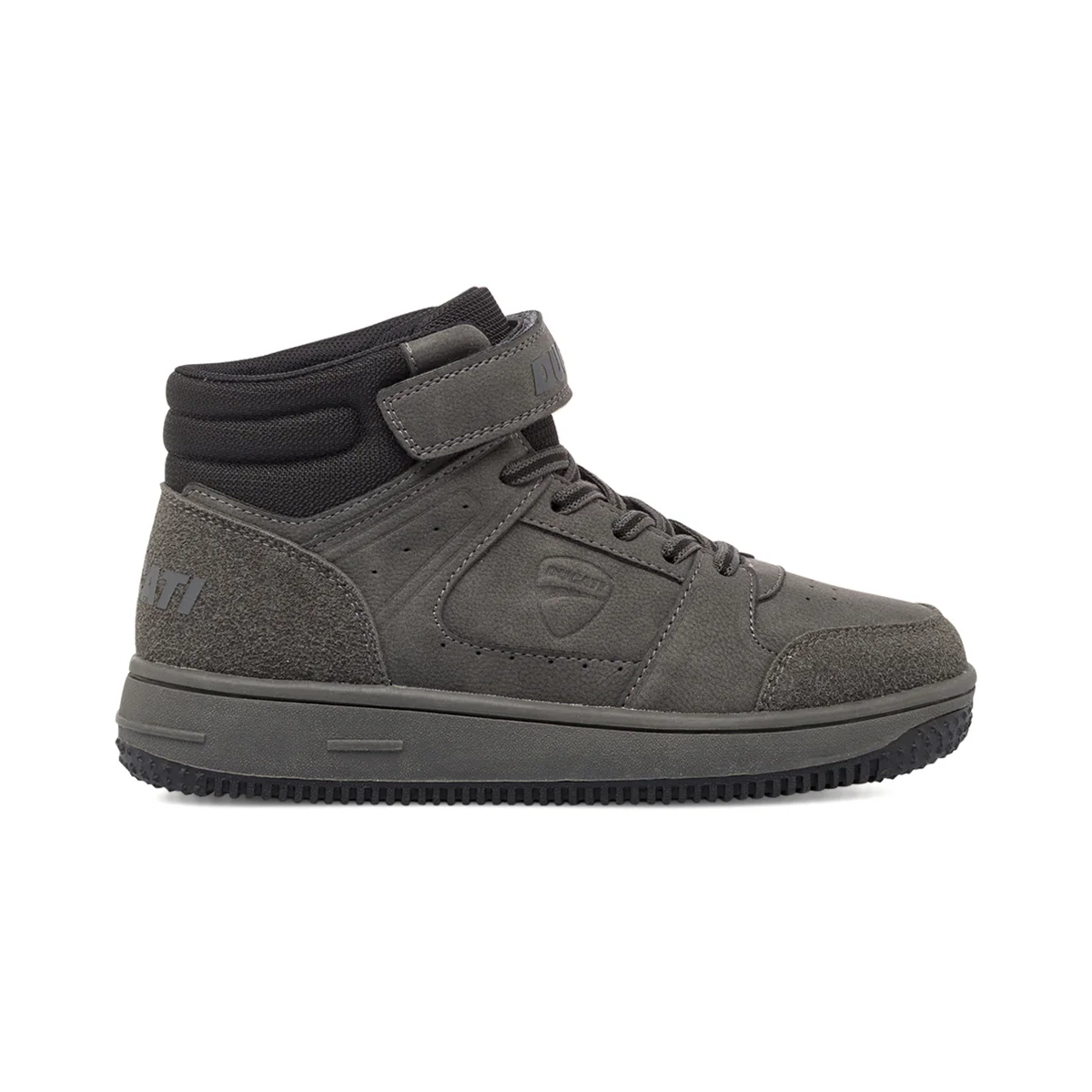 Sneakers alte grigie con chiusura a strappo da Bambino Ducati